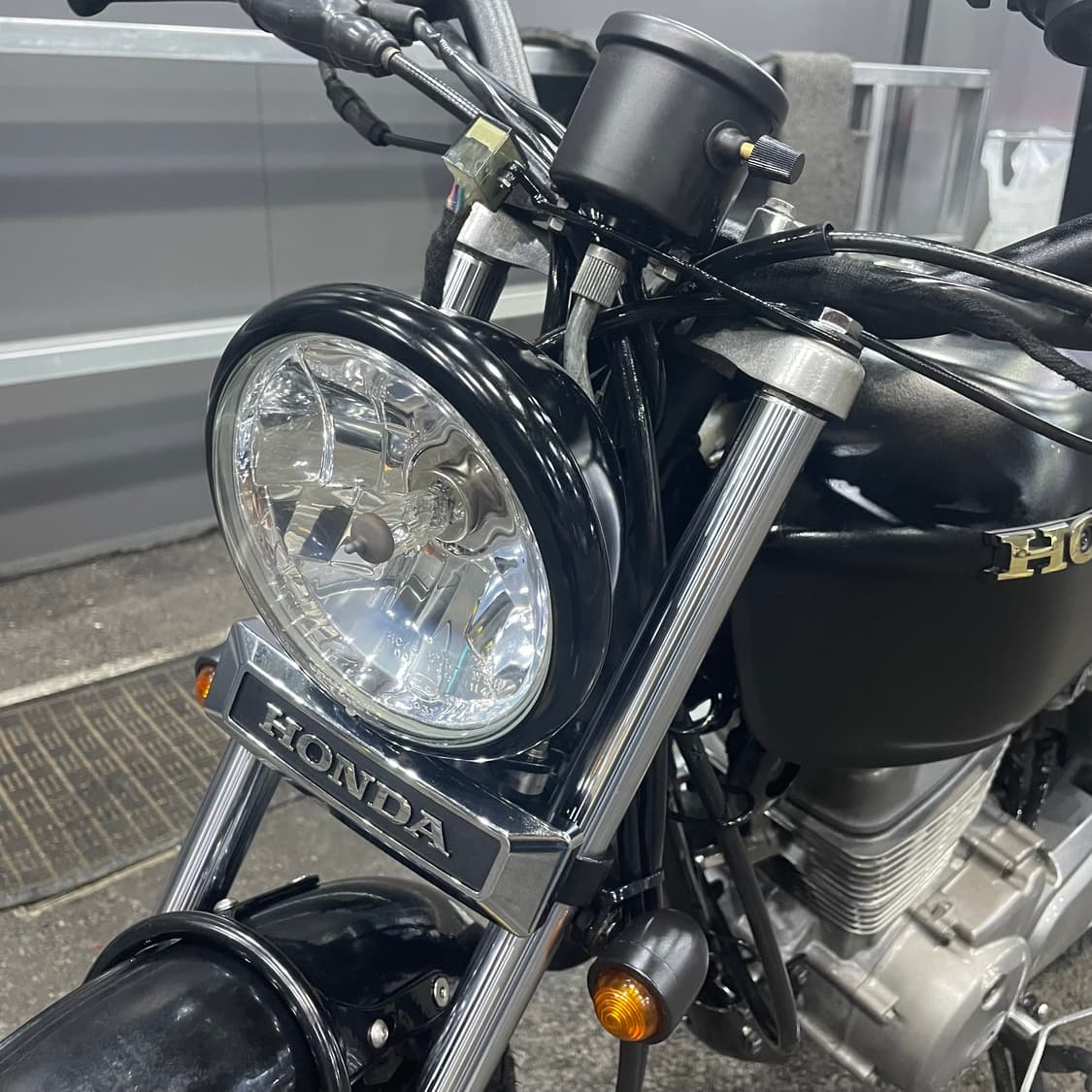 혼자 cg125 블랙 커스텀 모터사이클 상품이미지6