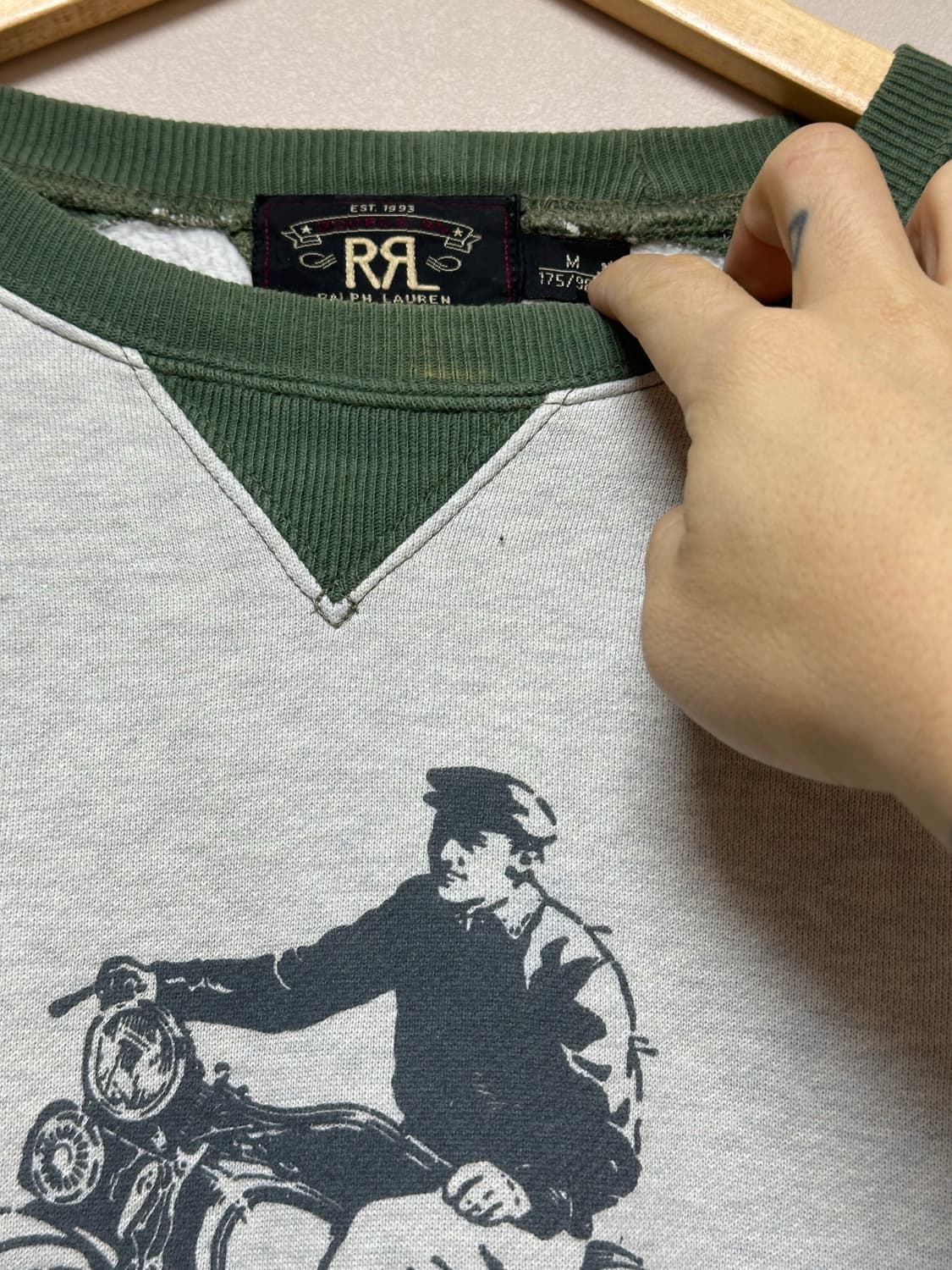 RRL 스웻셔츠 모토사이클 맨 상품이미지2