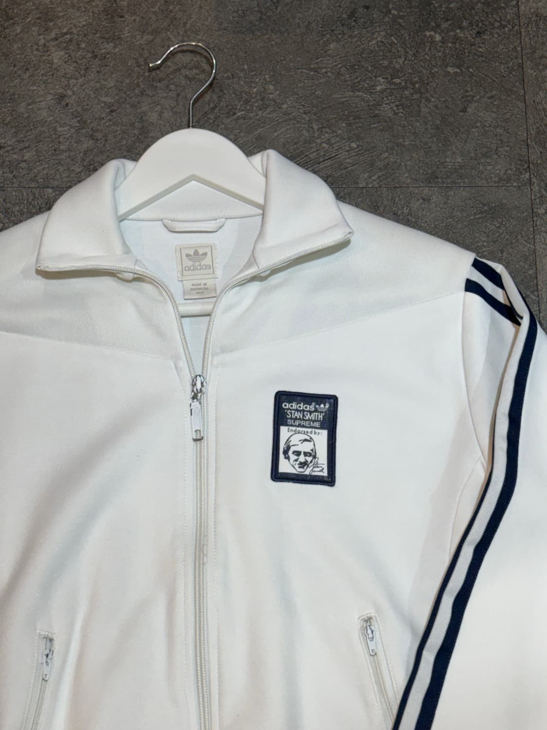 아디다스 00s 스탠스미스 슈프림 트랙탑 져지 화이트 95 상품이미지4