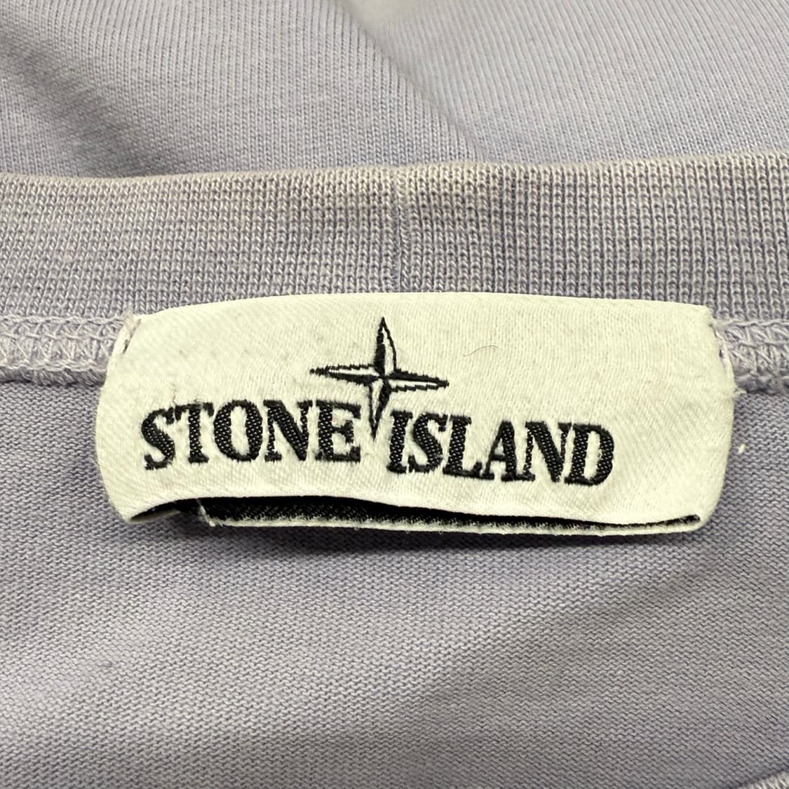 [정품/100] 스톤아일랜드 긴팔 티셔츠 라벤더 b19 상품이미지5