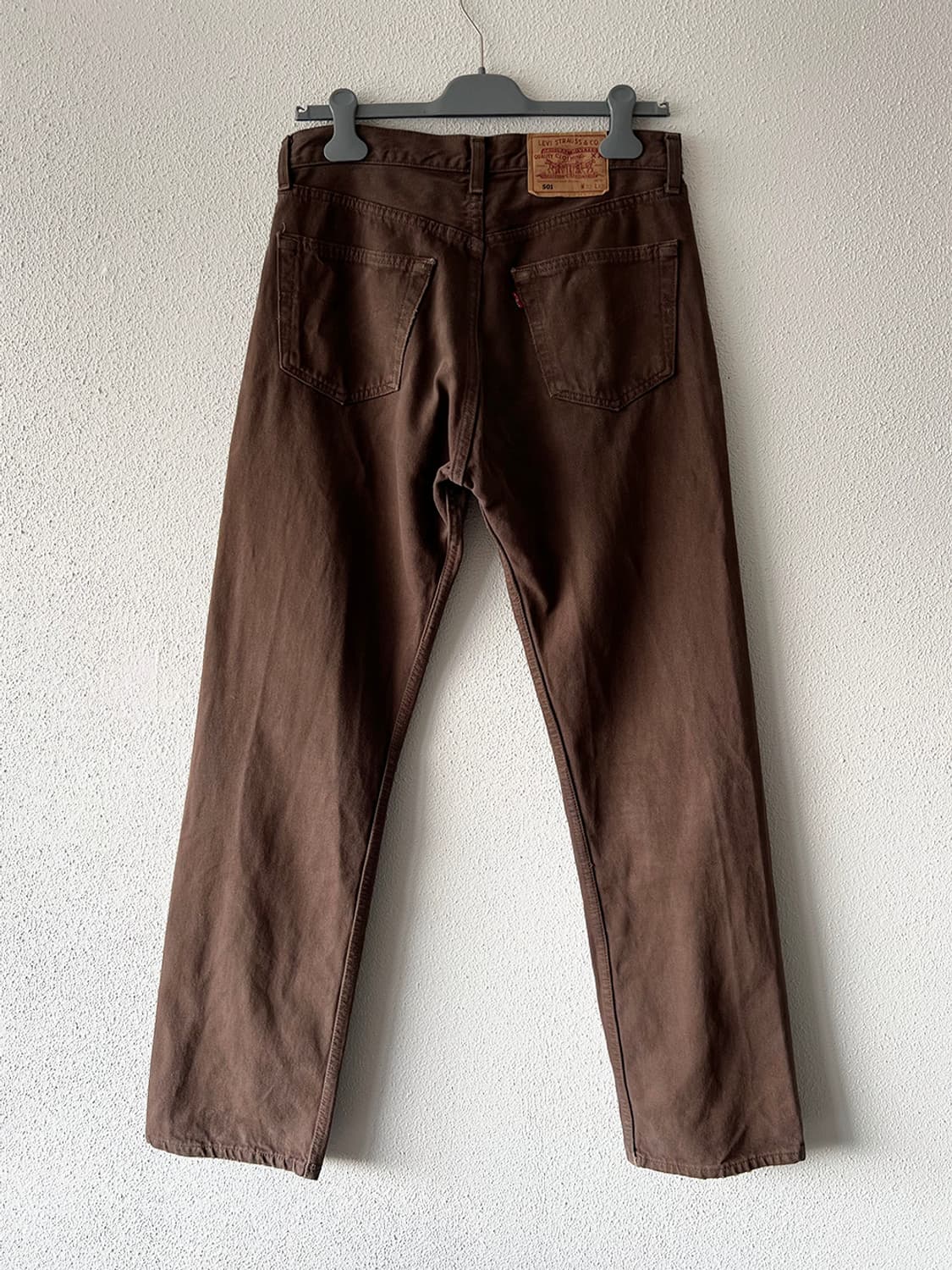 리바이스 90년대 MADE IN USA 빈티지 브라운 501 데님 상품이미지2