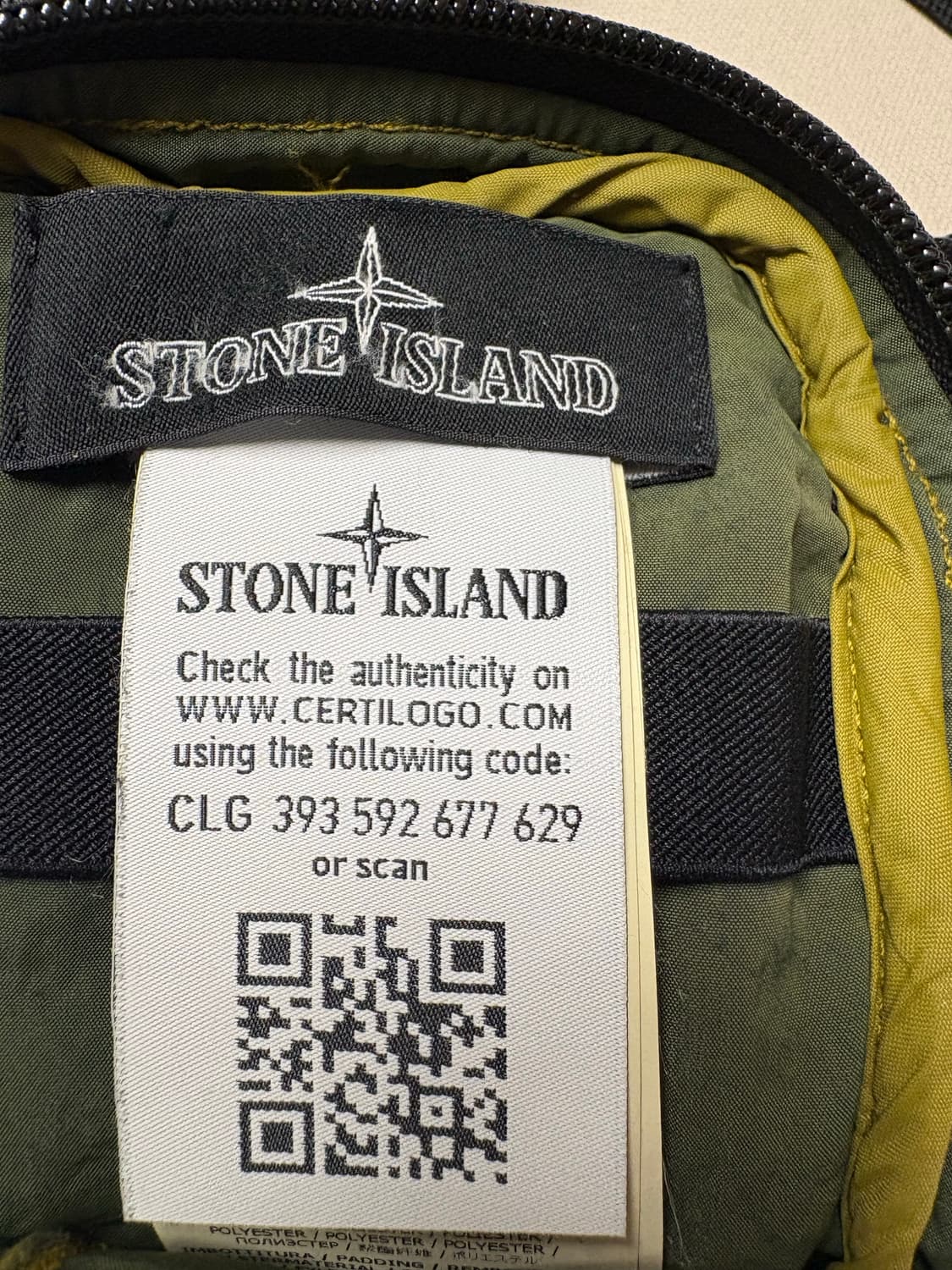 스톤아일랜드 쉐도우프로젝트 나일론 와펜 크로스백 상품이미지5