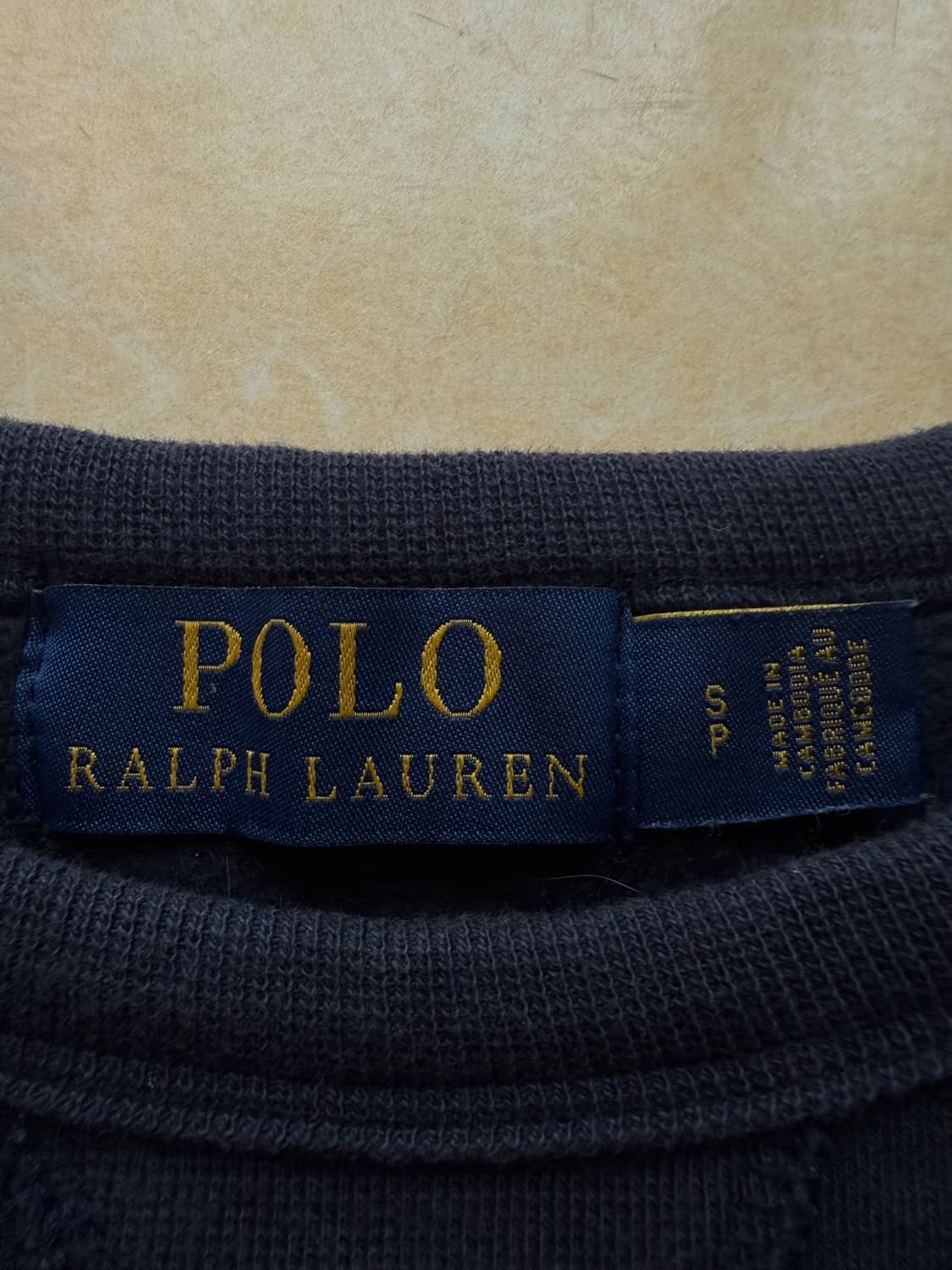 폴로 기모 맨투맨 S 상품이미지3