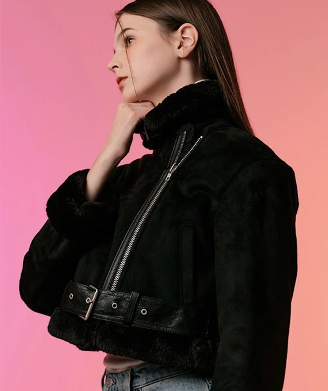 콜릿 무스탕 상품이미지3