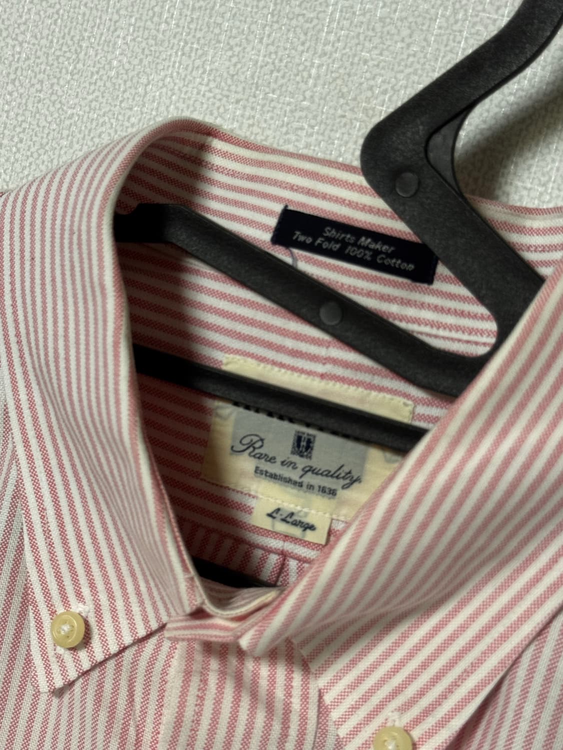 하버드 스트라이프 빈티지 셔츠 상품이미지5