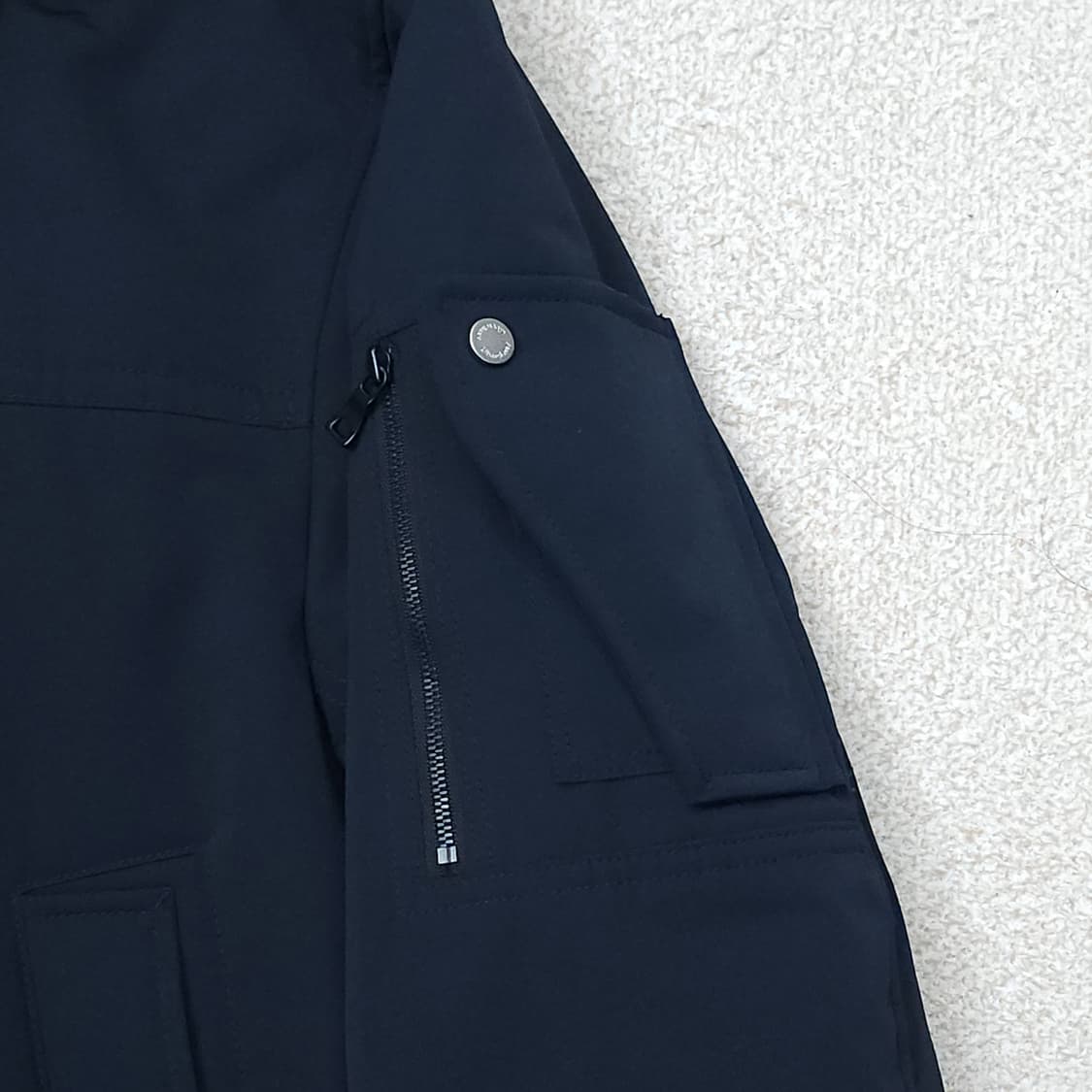 (100)리버클래시 남자 세미오버핏 후드 블루종 봄버 자켓 상품이미지4