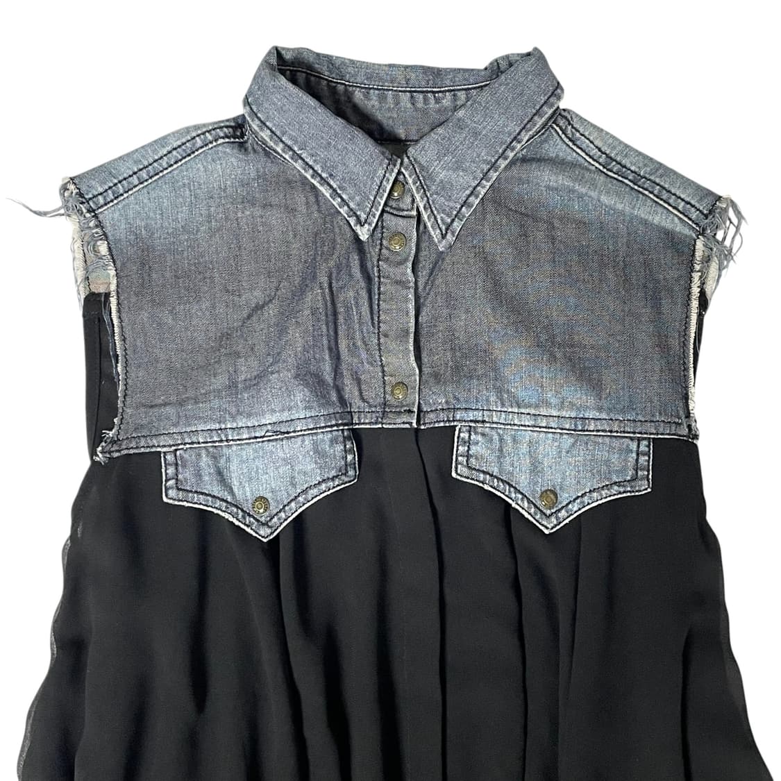 디젤 데님 슬리브리스 상품이미지4