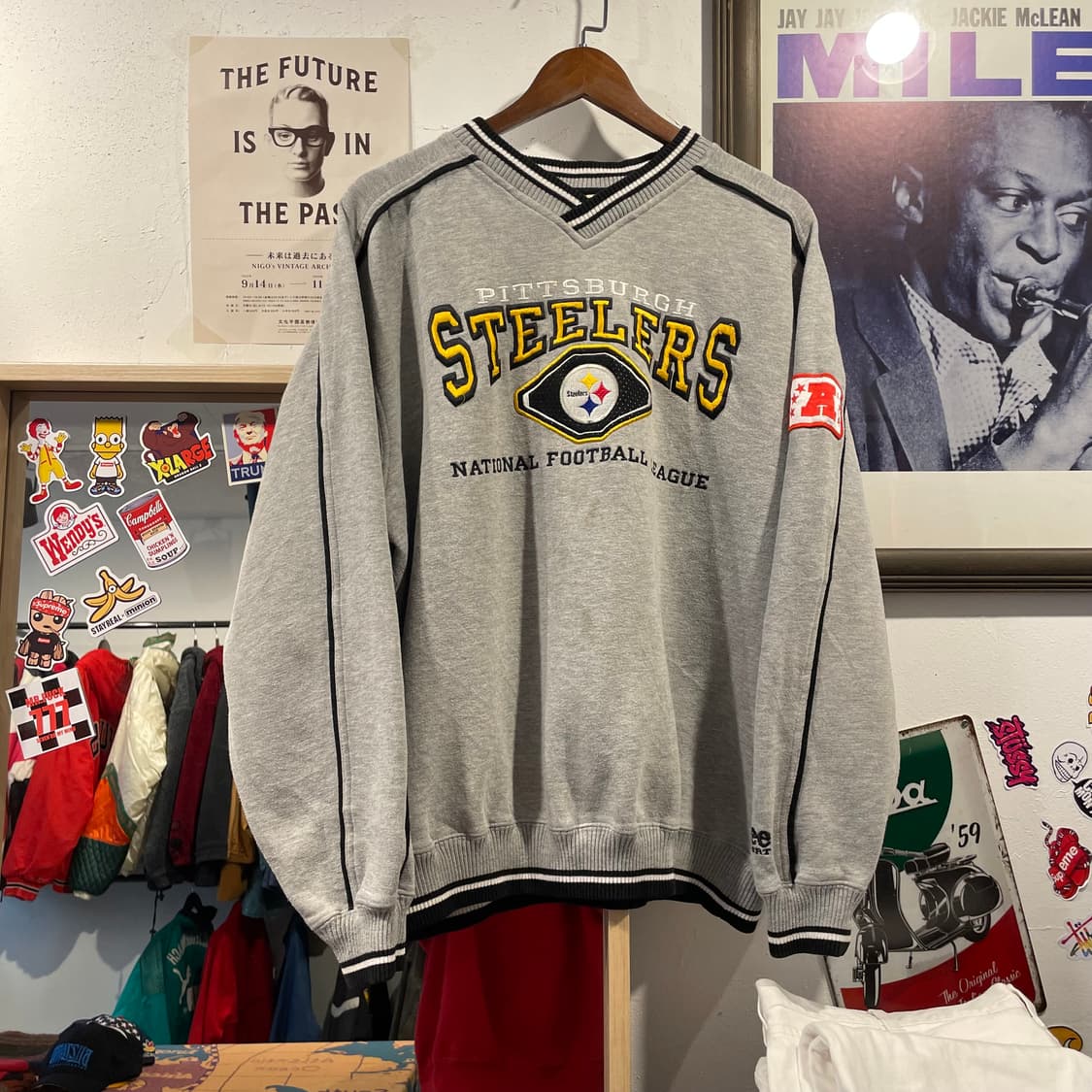 90s 리 피츠버그 스틸러스 스웻셔츠 맨투맨 2XL 상품이미지1