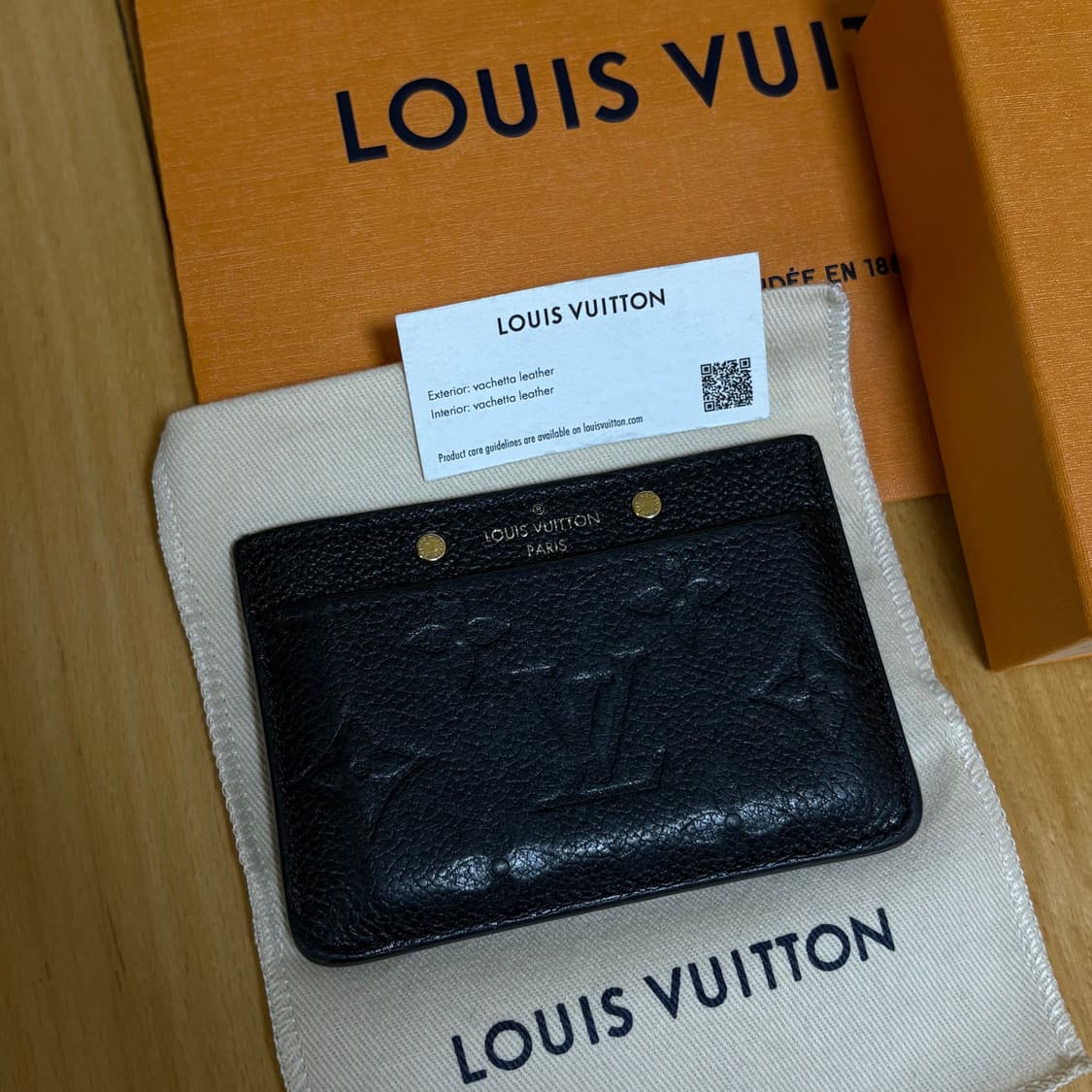 풀구성 루이비통 앙프렝뜨 카드지갑 홀더 상품이미지2