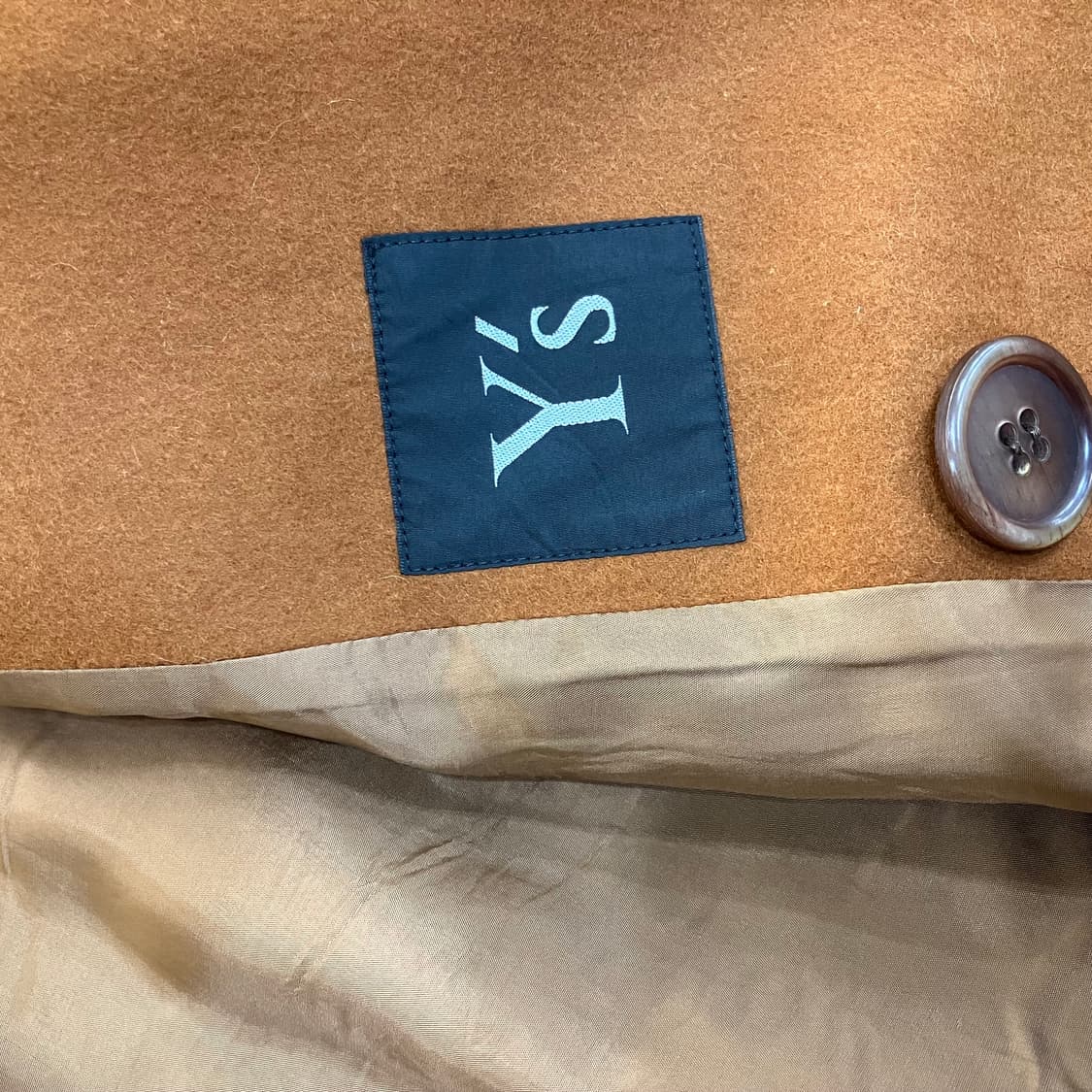 Y’s 요지야마모토 더블 브레스티드 울코트  상품이미지6