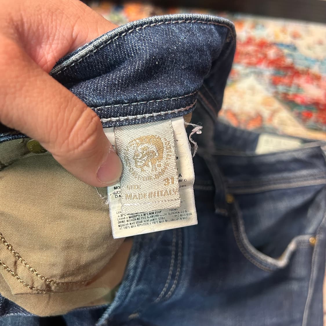 [31/30] 디젤 자티니 부츠컷 데님 팬츠 상품이미지6