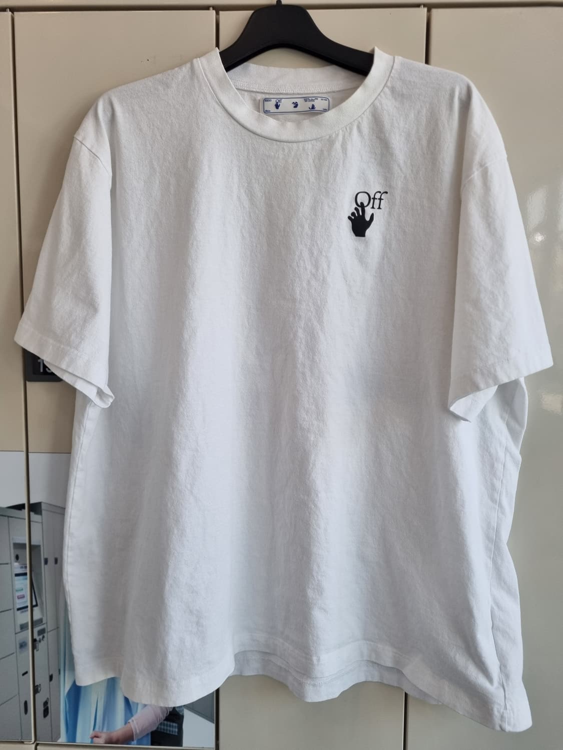 오프화이트 카라바조 애로우 반팔 티셔츠 XL 상품이미지1