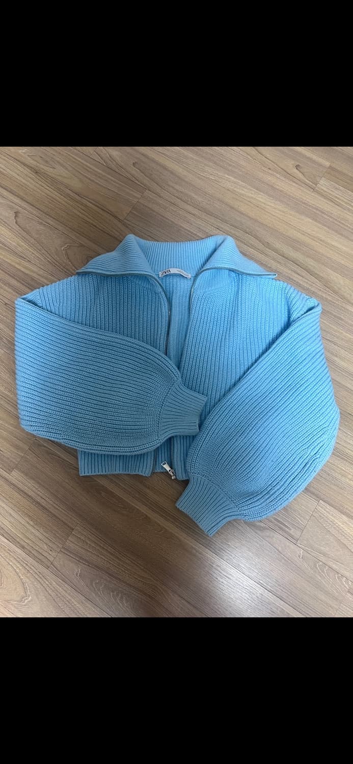 자라 니트 집업 가디건 상품이미지1