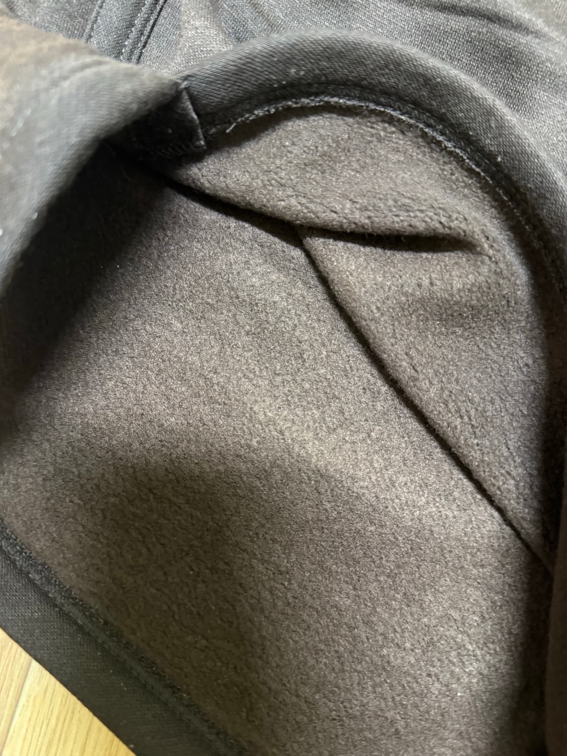 다크브라운 하프집업 크롭 셋업 상품이미지6