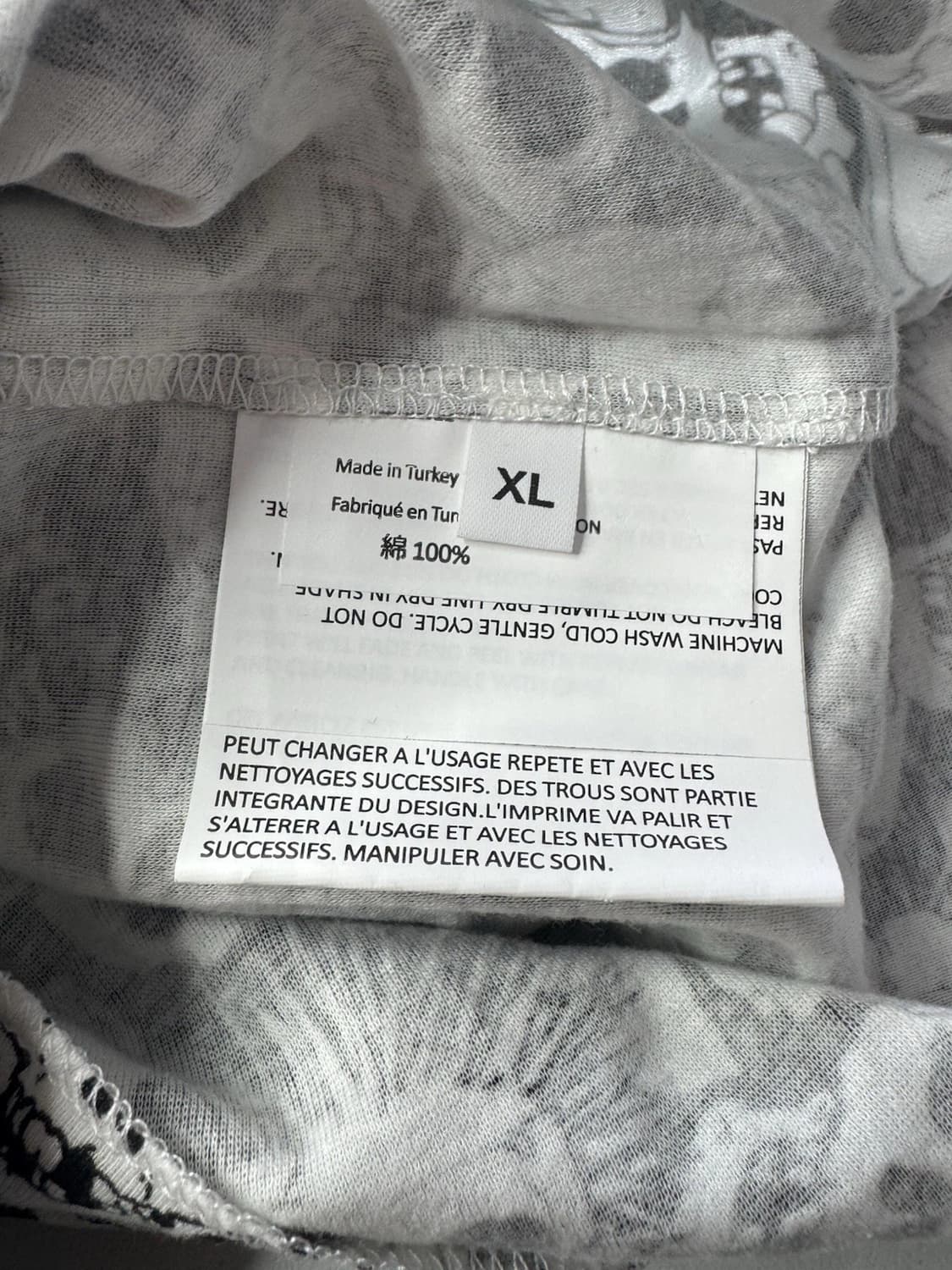 ERL 이알엘 스컬 롱슬리브 티셔츠 블랙 상품이미지5