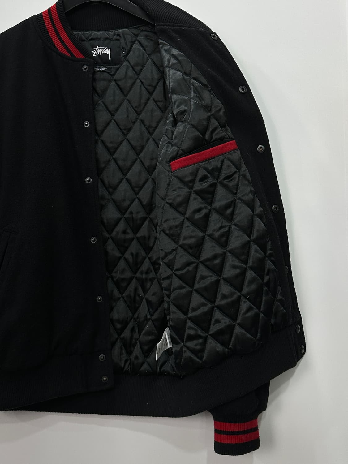 스투시 35주년 기념 월드 트라이브 울 바시티 M 상품이미지5