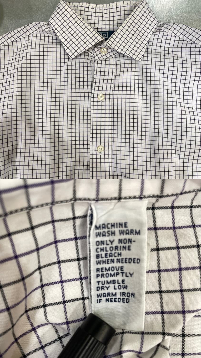 (16 1/2) POLO 폴로 랄프로렌 체크셔츠 리젠트 클래식핏 상품이미지9