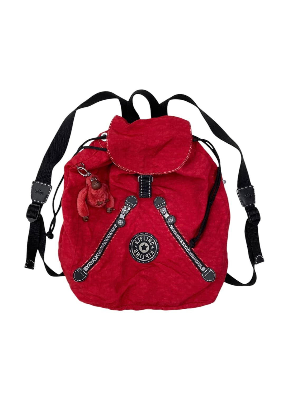 키플링 y2k 레드 보부상 백팩 상품이미지1