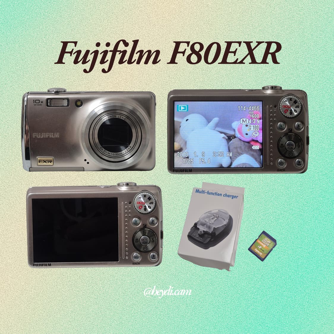 (아일릿원희) 후지 F80EXR(fuji F70EXR) 골드 상품이미지2