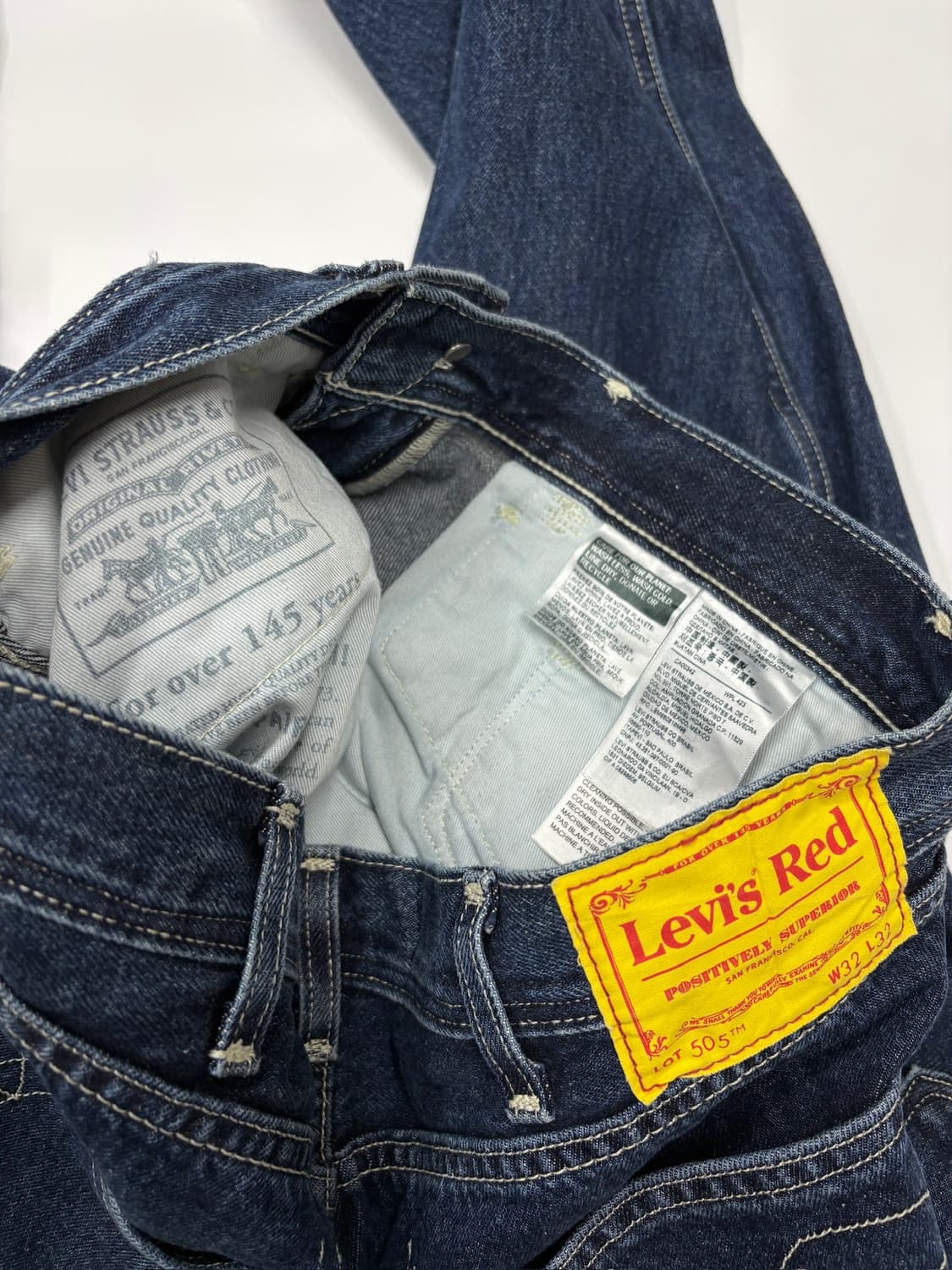 Levis 리바이스 레드 505 데님 팬츠 청바지 상품이미지4