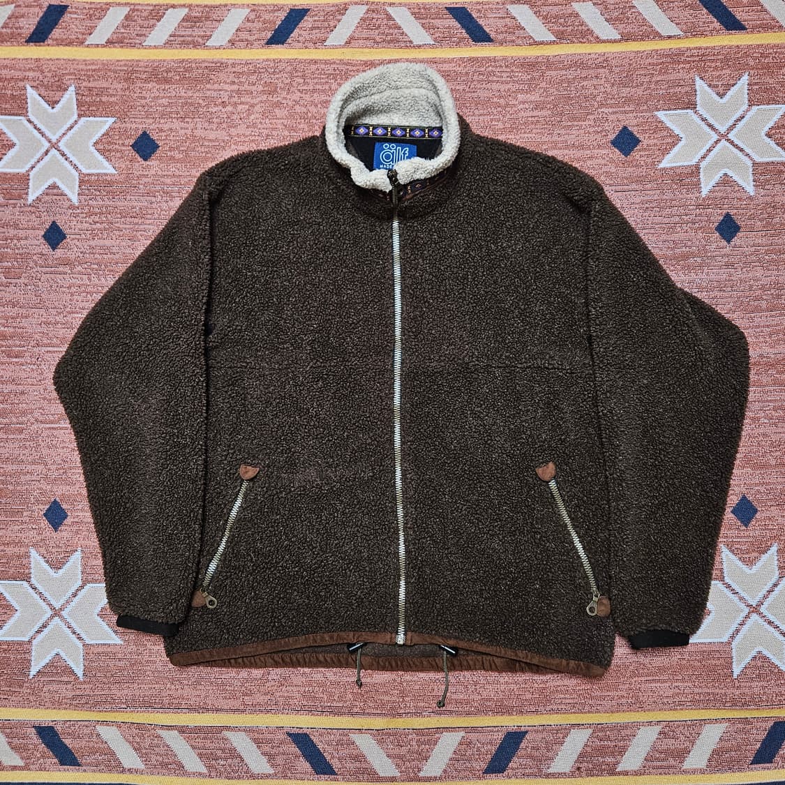 80s alf 딥파일 집업 자켓 / USA 상품이미지1