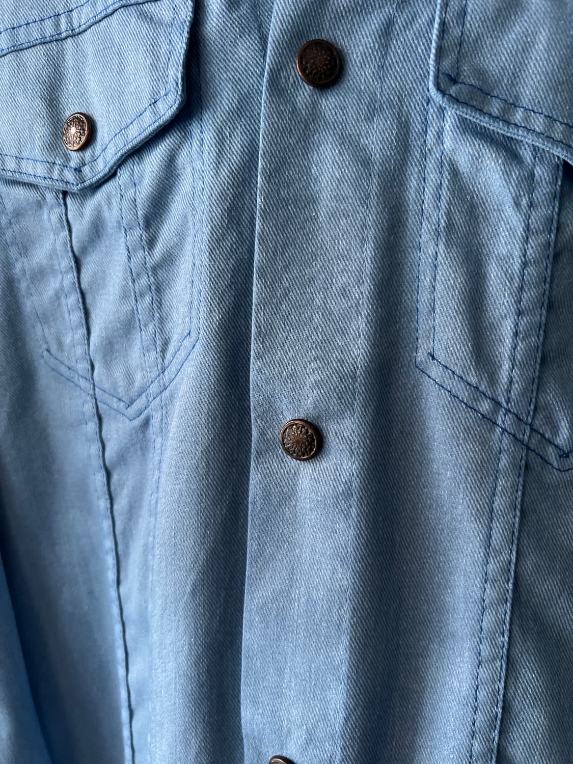 [M]70's Sears USA 시어스 웨스턴 데님 셔츠 상품이미지4