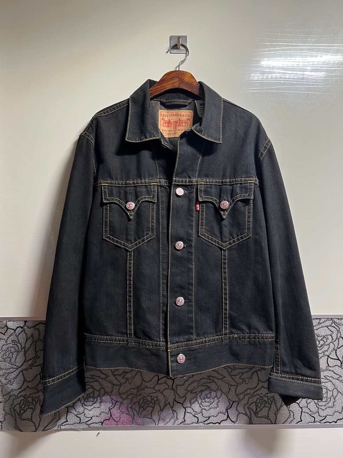 Levi's 리바이스 아이코닉 흑청 데님자켓 상품이미지1