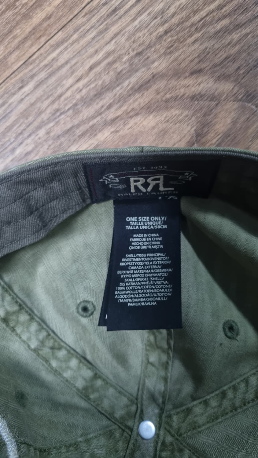 RRL 더블알엘 볼캡 카키 상품이미지2