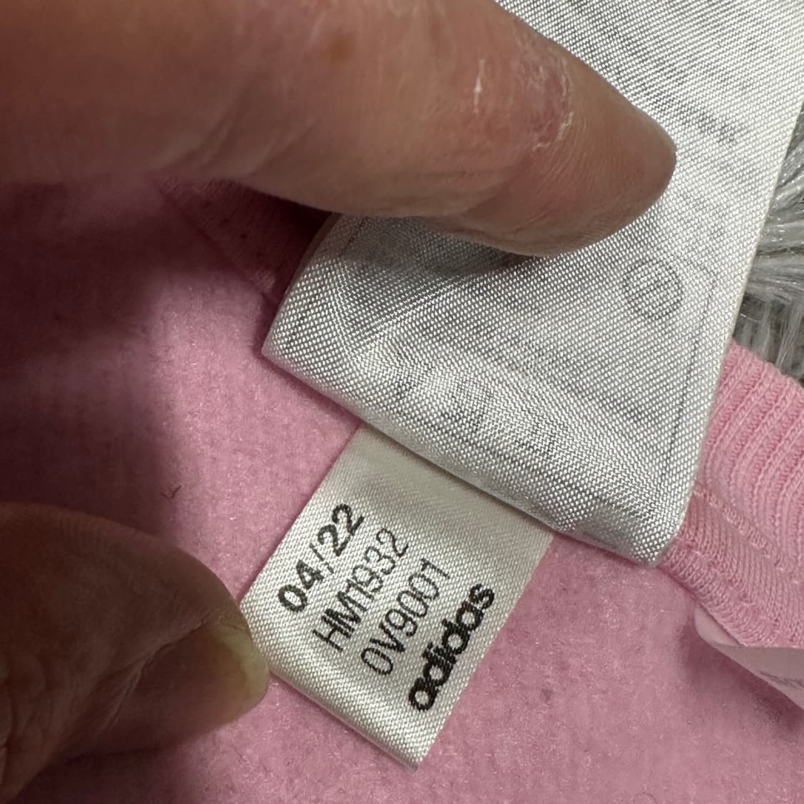 아디다스 삼선 핑크 맨투맨 상품이미지4