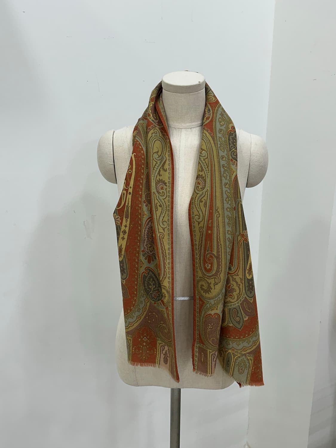 에트로 실크 울 머플러 상품이미지6