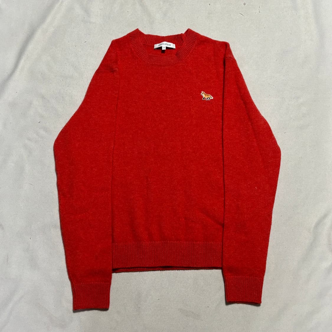 M 메종키츠네 베이비 폭스 패치 울 니트 상품이미지2