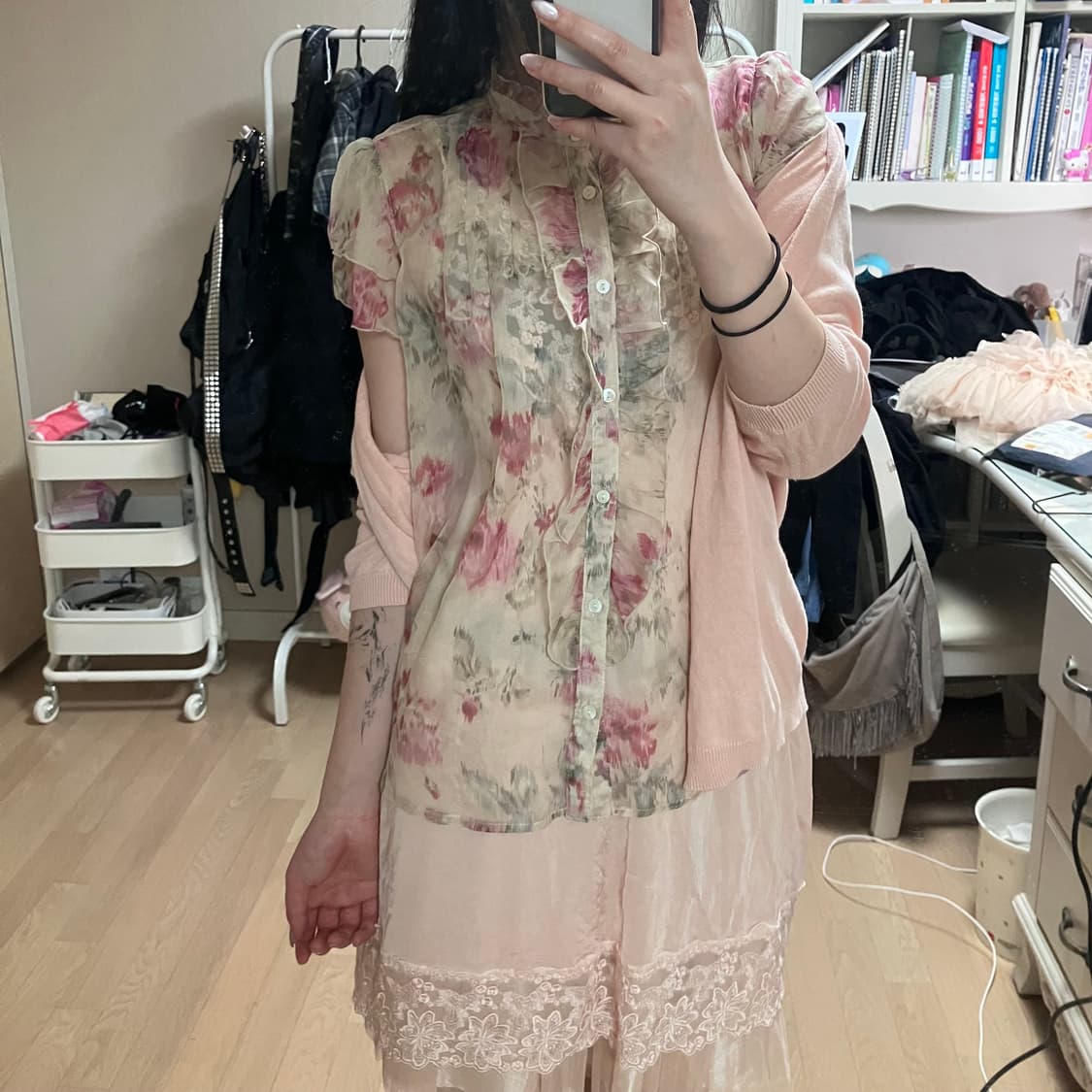 핑크 모리 빈티지 코디셋 상품이미지2