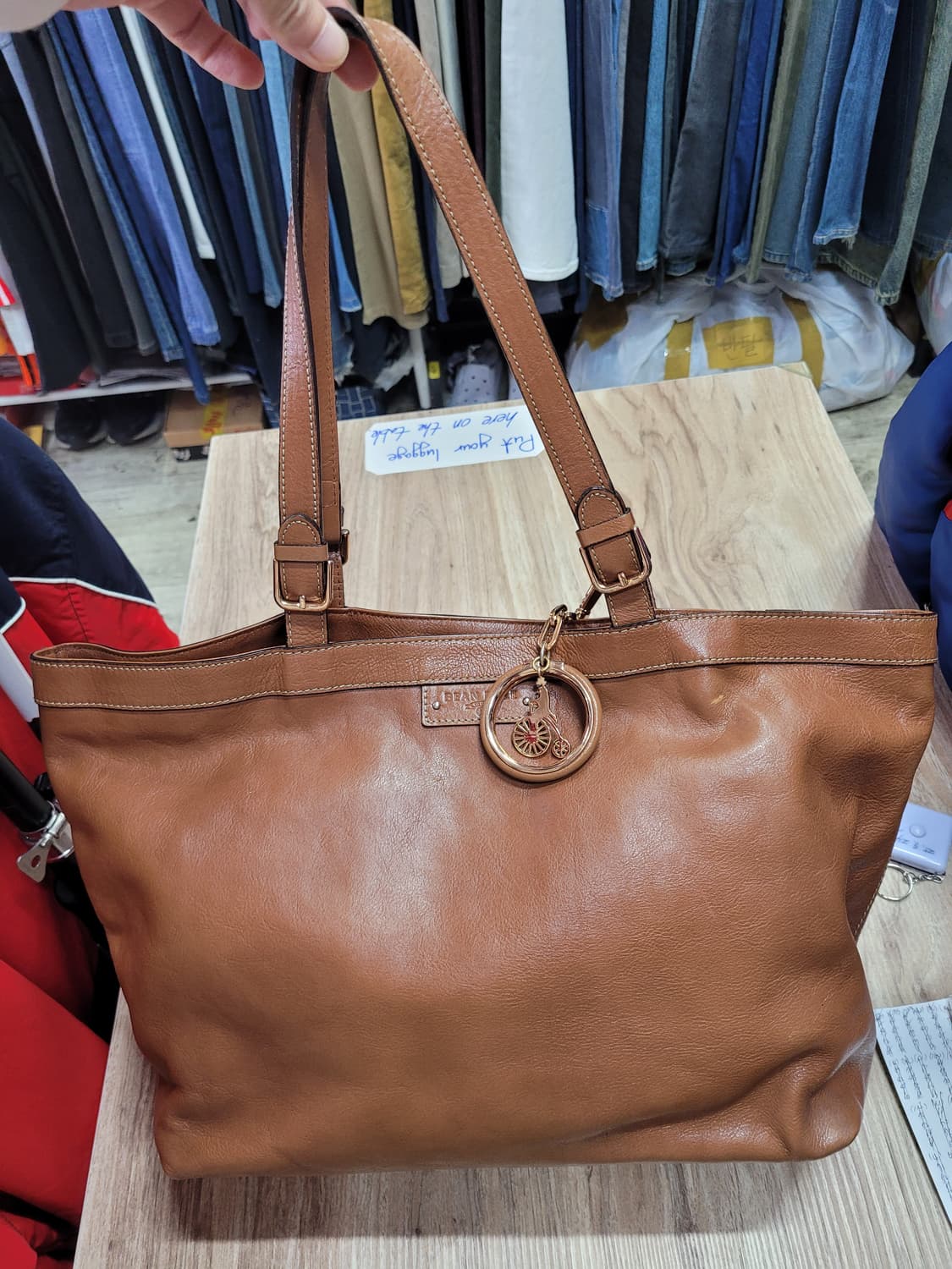 BEAN POLE 빈폴 가죽 토트백 상품이미지2