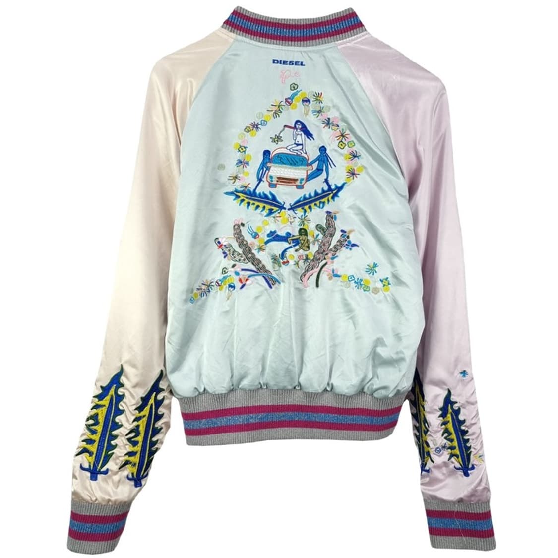 [디젤] 리버시블 양면 수베니어 스카쟌 봄버 자켓 P01598 상품이미지4