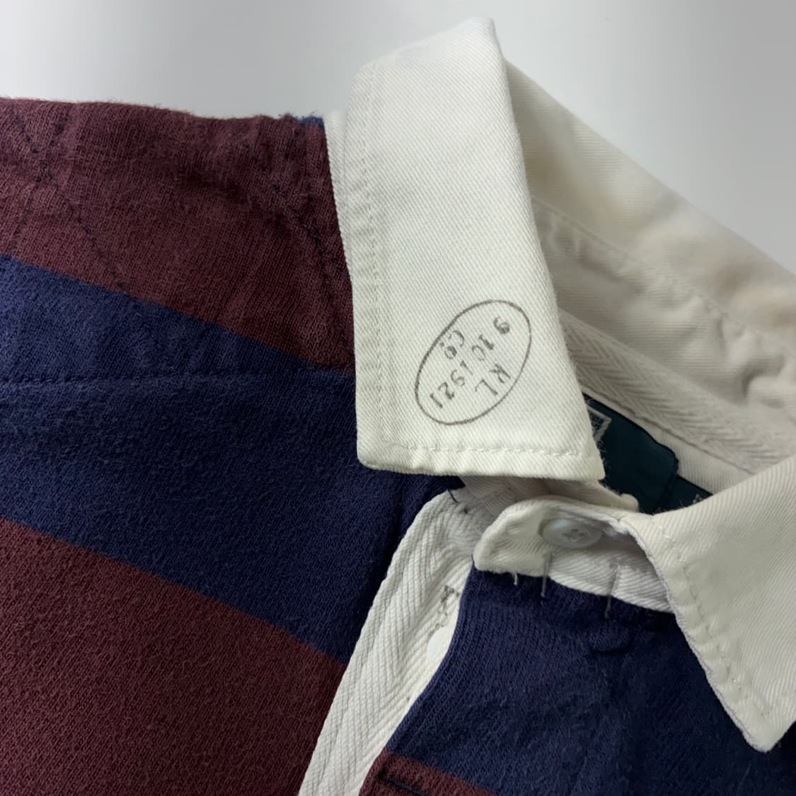 Polo  폴로 랄프로렌 크러스트 로고 스트라이프 럭비 티셔츠 상품이미지4