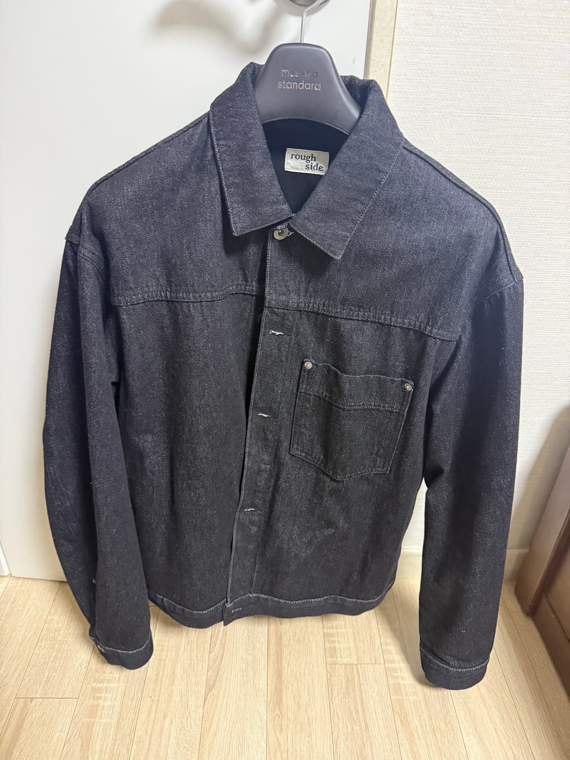 러프사이드 드레이프 데님자켓2 상품이미지1