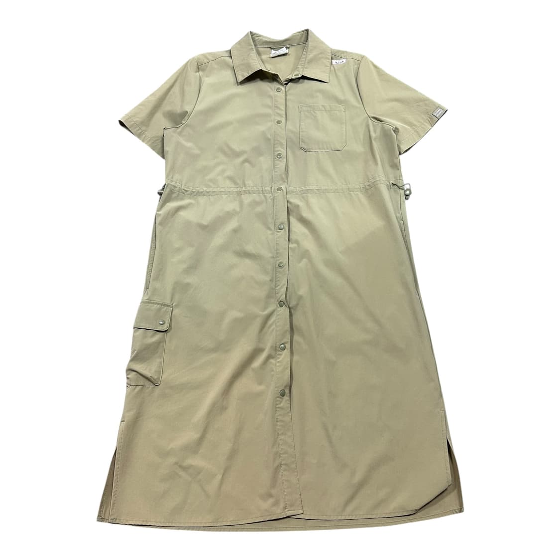 ✨ (만원 빈티지) 지프 셔츠형 허리스트링 나일론 원피스  상품이미지1