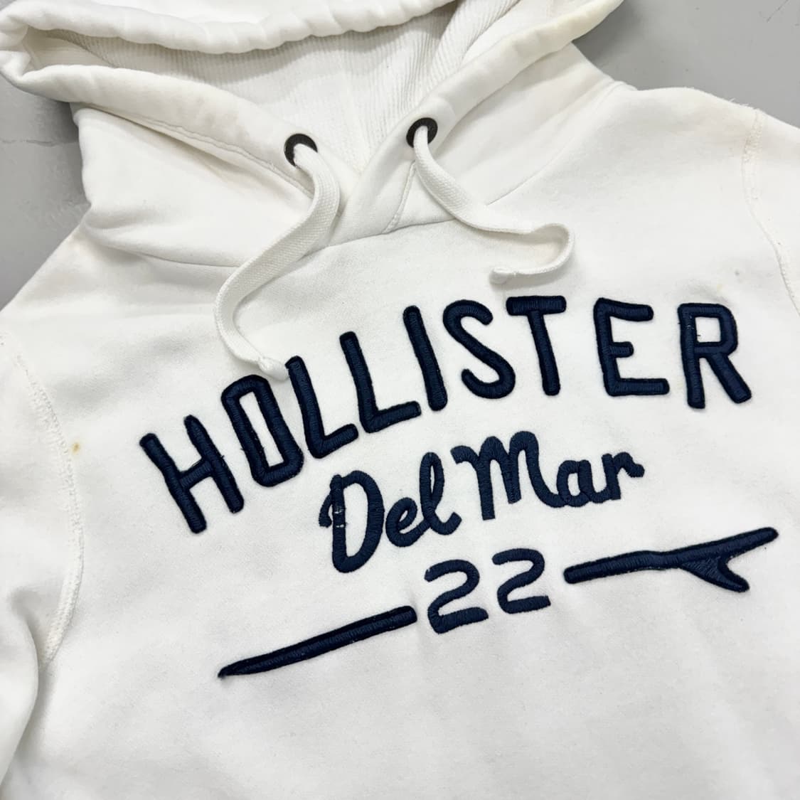 홀리스터 Y2K 아치로고 후드티 화이트 상품이미지3