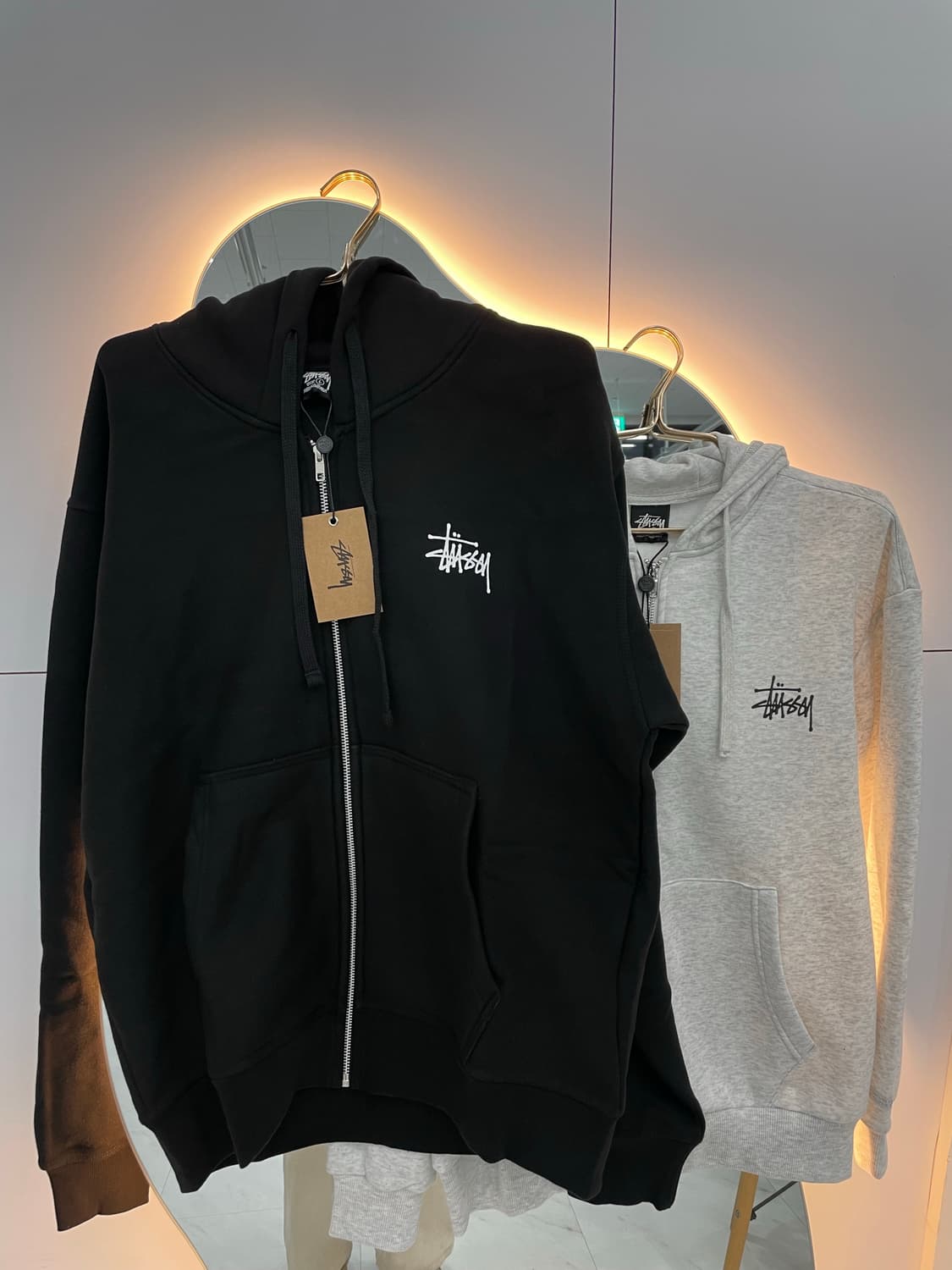 [새상품] [초특가] 스투시 베이직 후드집업 남여공용 상품이미지1