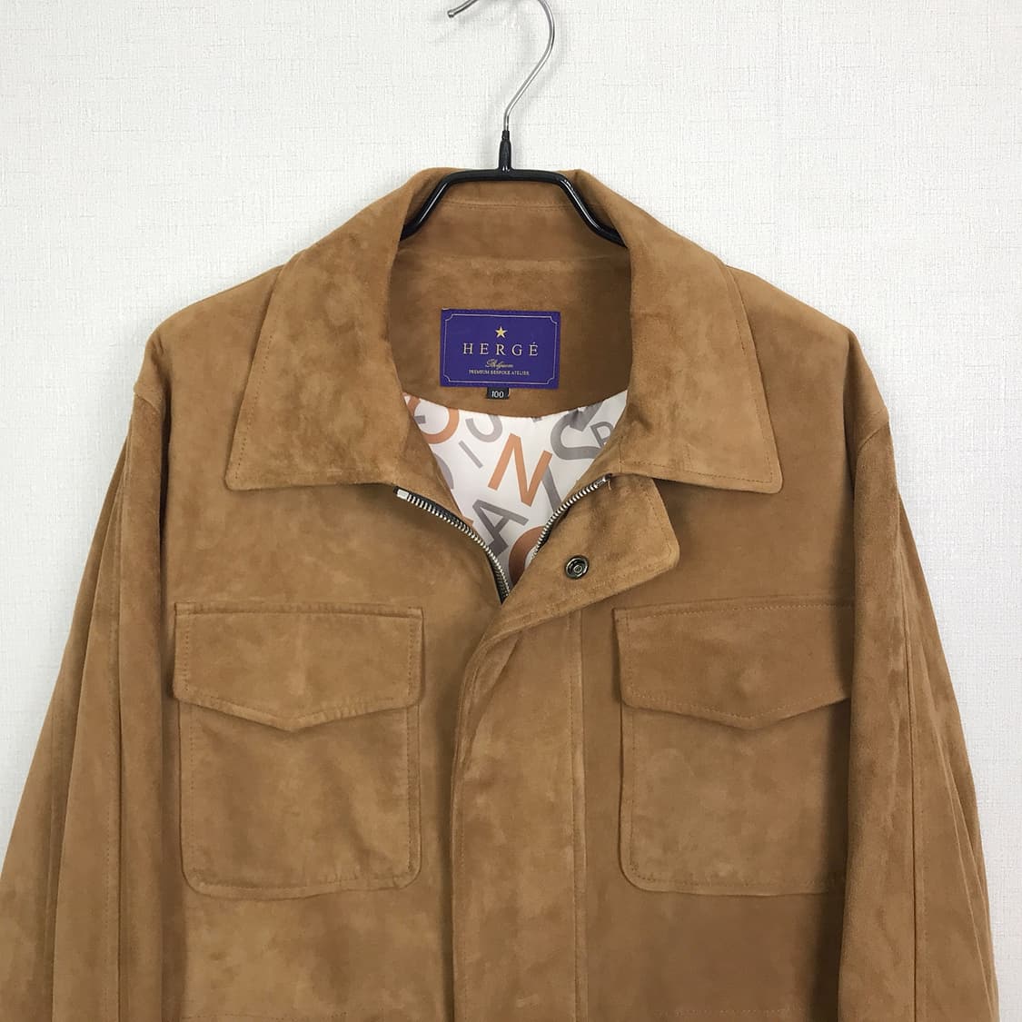 HERGE 염소가죽 스웨이드 자켓 남성100 상품이미지3