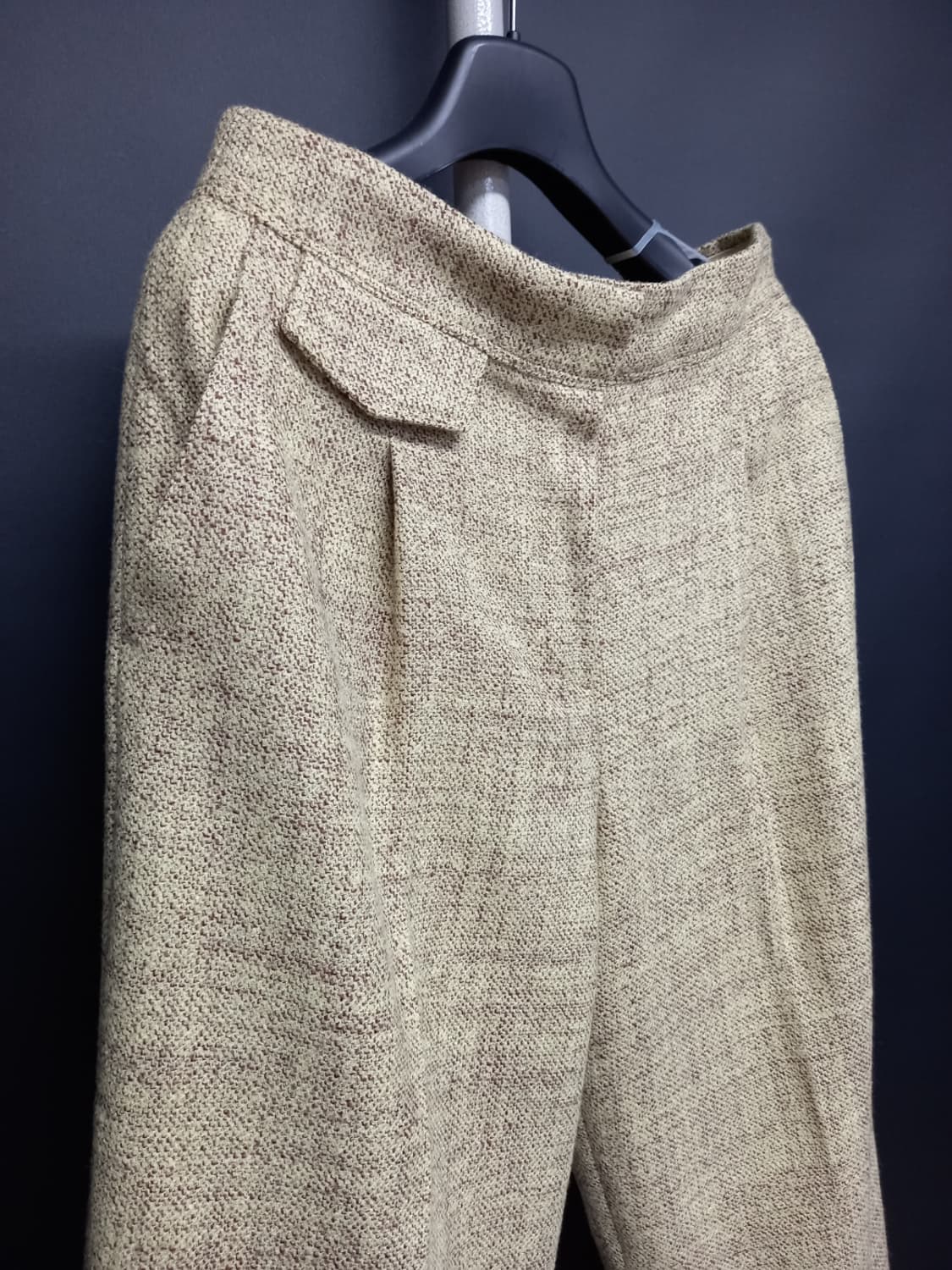 새 마인 춘추동 하이웨스트 트위드 팬츠 44.55 상품이미지6