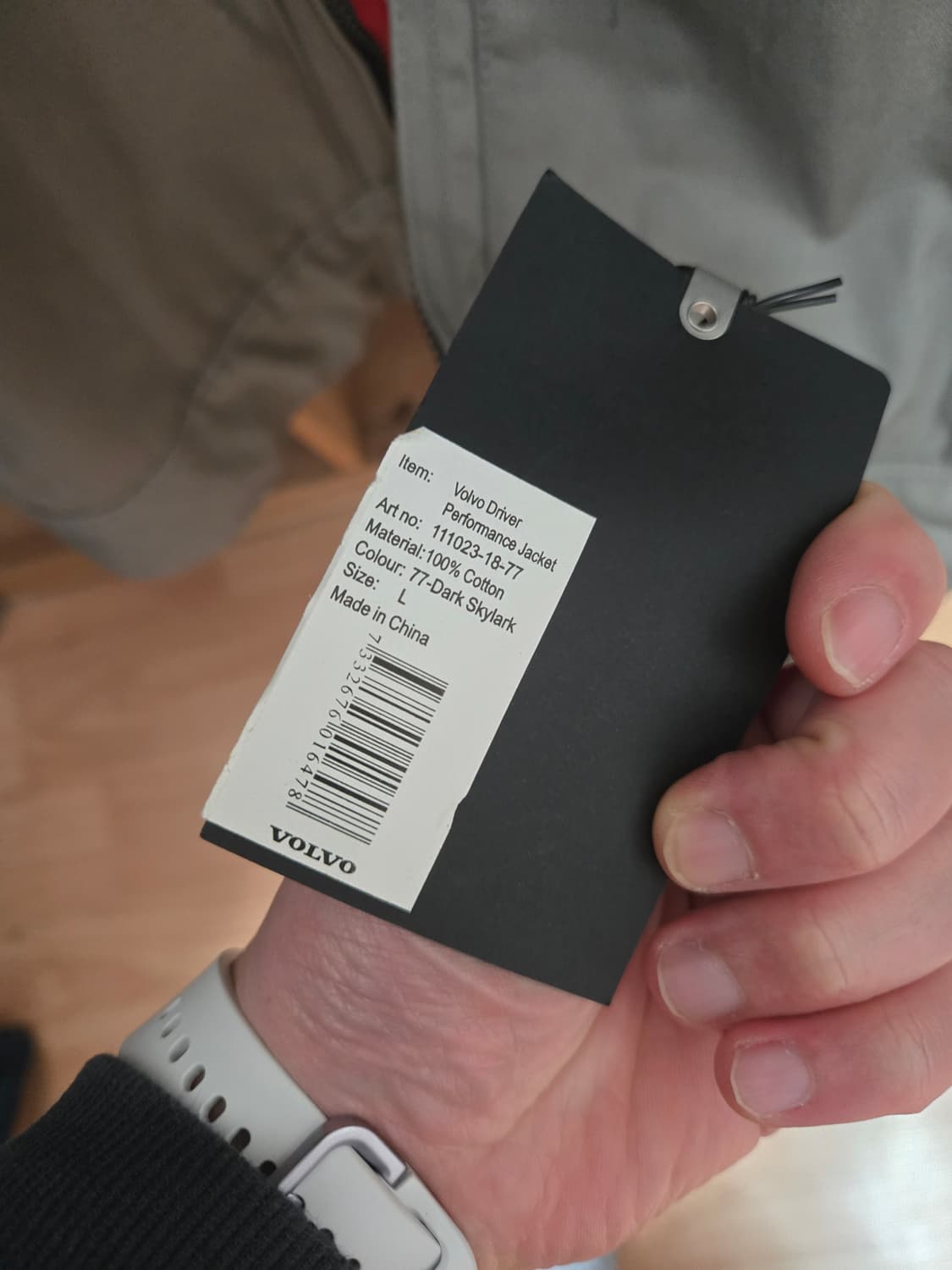 볼보 드라이버 자켓 공식 굿즈 새상품 상품이미지3