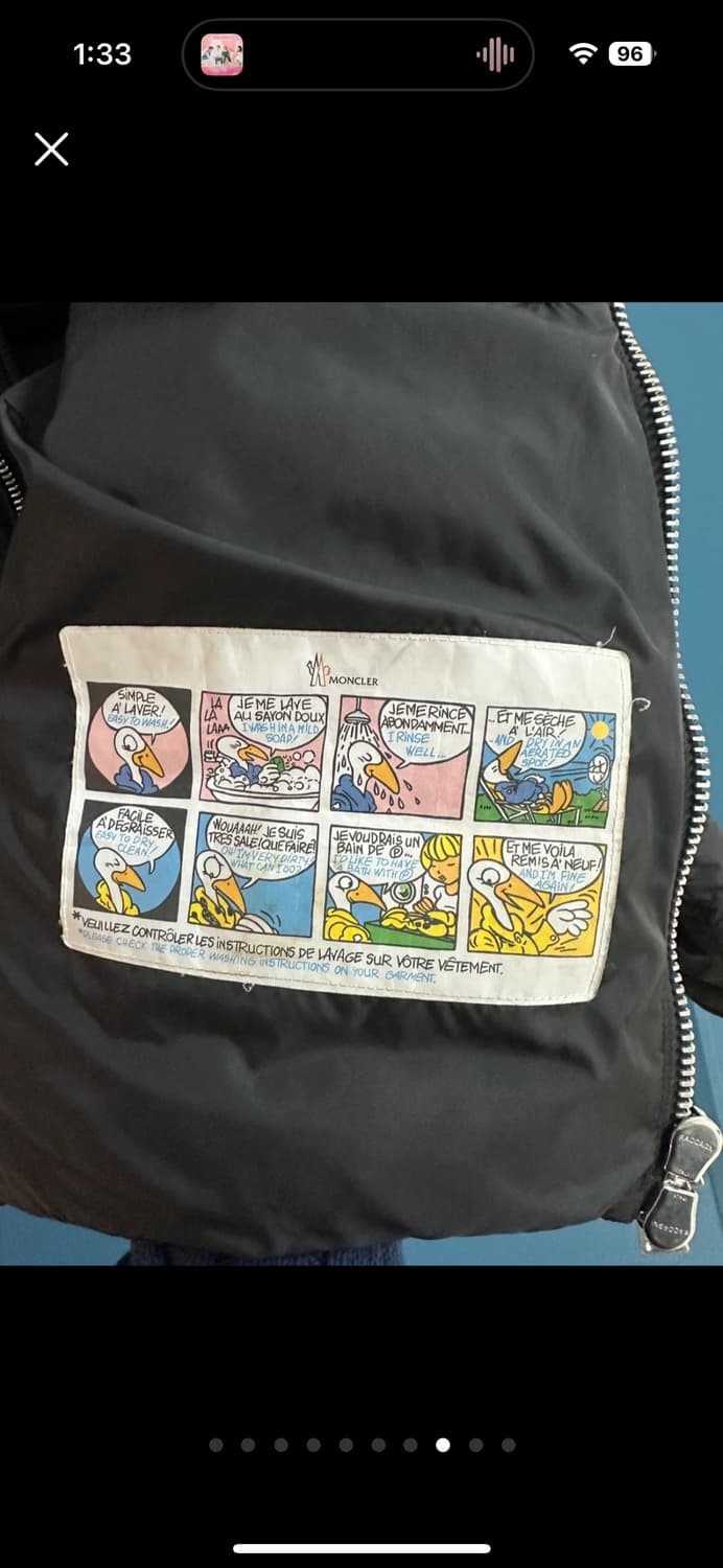 몽클레어 아미오 남성 블랙 패딩 상품이미지5