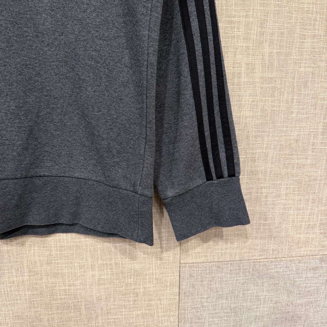아디다스 삼선 맨투맨 XL 진그레이 상품이미지3
