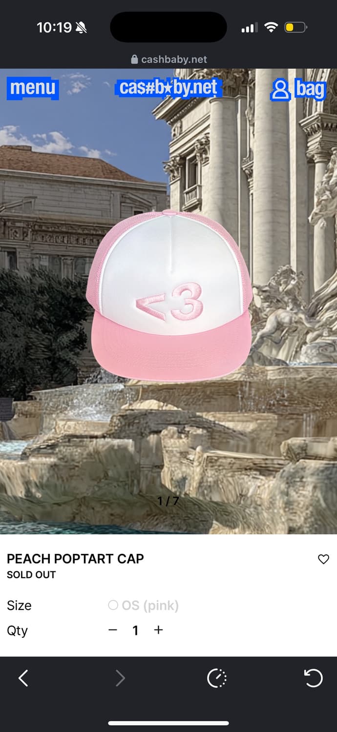 삽니다) cashbaby 모자 상품이미지1