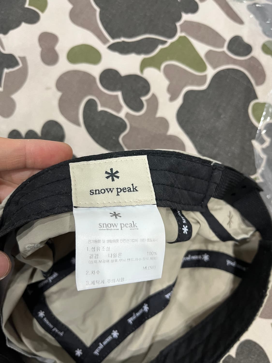 스노우피크 나일론 캡 모자  상품이미지6