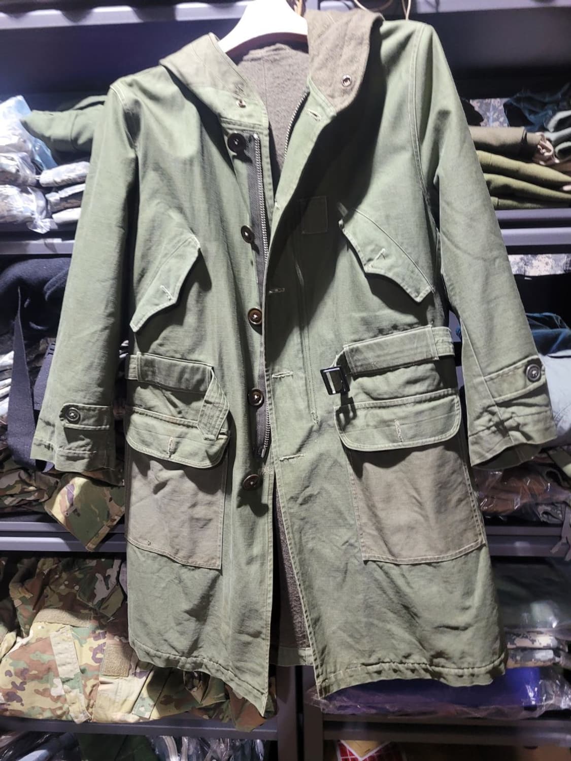 미 빈티지 울 코트 상품이미지1