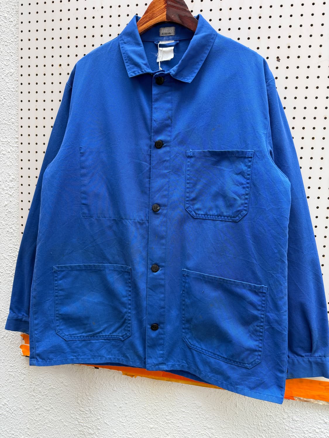 OLD VINTAGE 3 SUISSES WASHED 프렌치워크자켓 상품이미지5