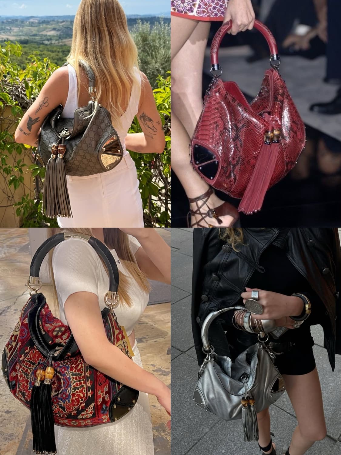 구찌 뱀부 인디 숄더백 상품이미지3