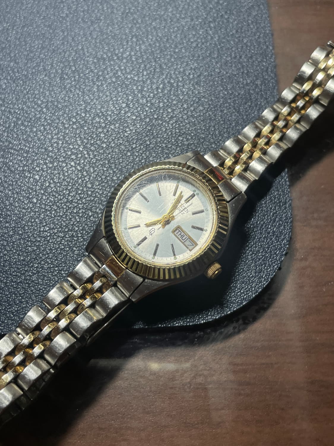 빈티지 시티즌 메탈 쿼츠 시계 상품이미지6